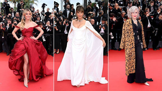 Helena Christensen And Heidi Klum Stun On Cannes Red Carpet
