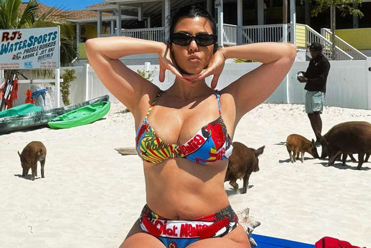 Kourtney Kardashian Shares Sexy Bikini Photo And Travis Barker Reacts