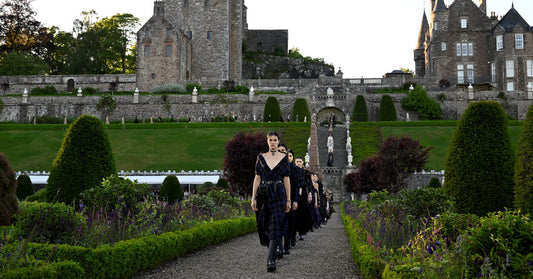 French Luxury Fashion Unveiled At Enchanting Scottish Castle: Dior's Latest