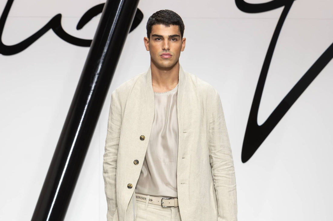 Giorgio Armani's Men's Spring/Summer 2024 Collection Weaving A Story