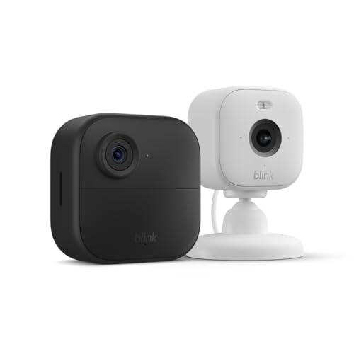 Blink Outdoor 4 + Blink Mini 2 Smart Home Security Camera System.