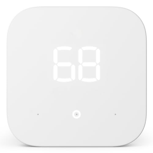 High-efficiency smart thermostat with Alexa integration for energy savings benefits.