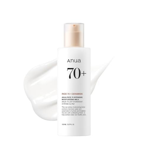 ANUA Rice 70 Intensive Moisturizing Milk for Glowy Glass Skin
