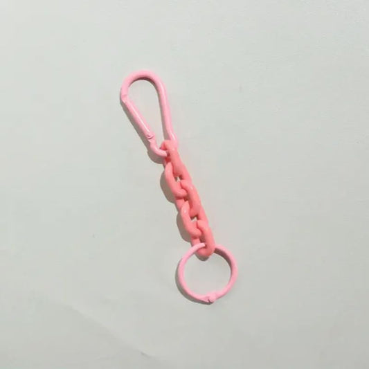 Pink Bag Charm Keychain