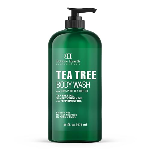 Pure Botanical Essence Tea Tree Scented Body Wash for Nourishment.