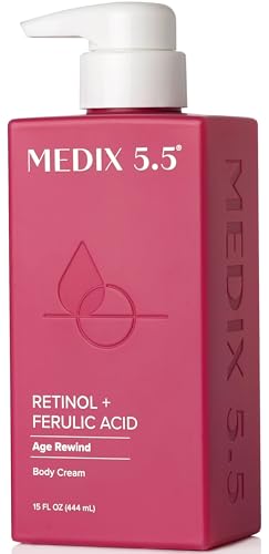 Medix 5. 5 Retinol Body Lotion Firming Moisturizer for Crepey Skincare and Anti-Aging