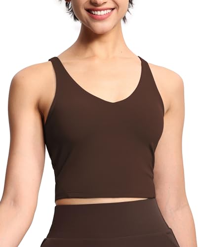 Women's Sports Bra Longline Wirefree Padded Medium Support