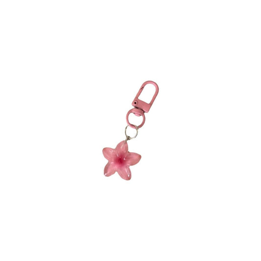 Resin Flower Keychain for Women
