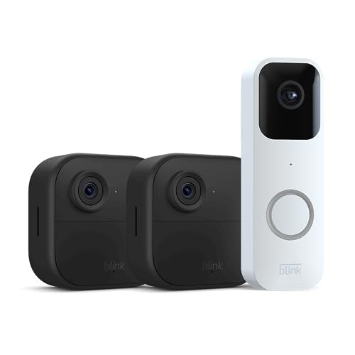 All-in-one doorbell camera system with outdoor security camera setup online.