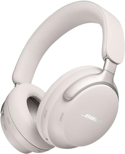 Advanced wireless noise-cancelling headphones with spatial audio and microphone.