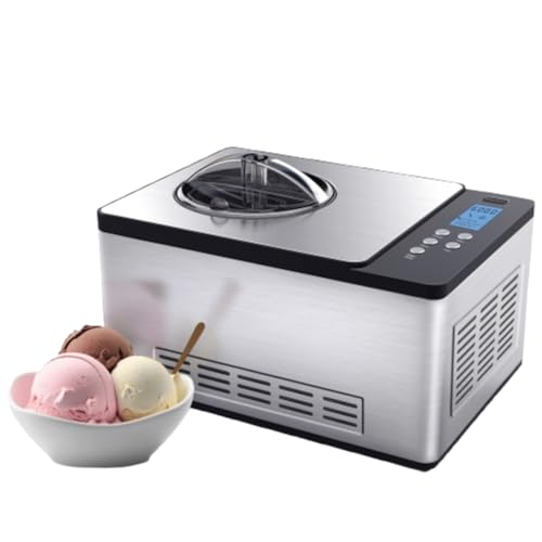 Automatic 2 Quart Ice Cream Maker Machine with Compressor