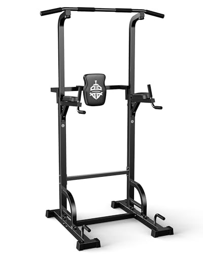 Adjustable Power Tower with Pull-up, Dip, and Strength Training Functions