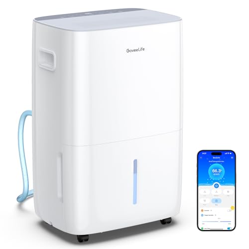 GoveeLife Dehumidifier with Pump for Home and Basement Use