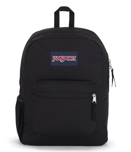 JanSport Cross Town Travel Work Black Backpack