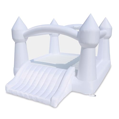 Inflatable Bounce House with Basketball Hoop for Kids Parties