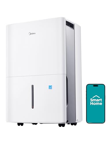 Midea 50 Pint Dehumidifier for Basement - 4,500 Sq. Ft. Energy Star Certified