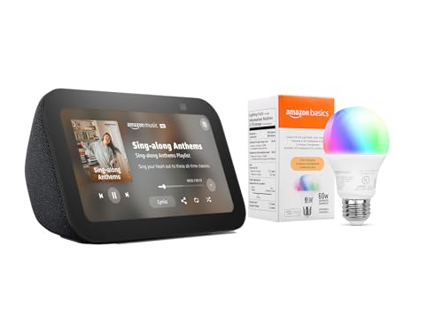 Smart Home Starter Kit: Echo Show 5 and Color Bulb