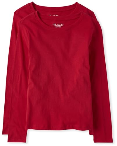 The Children's Place Girls' Basic Short Sleeve Layering Tee.