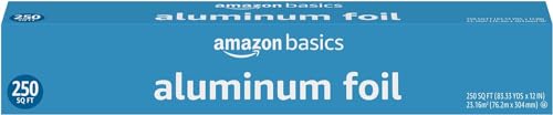 Amazon Basics Aluminum Foil, 250 Sq Ft