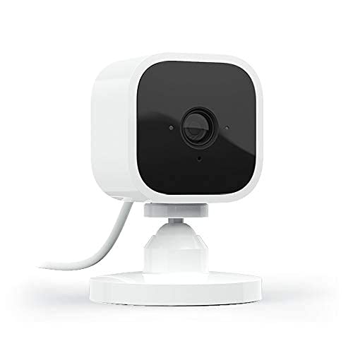 Blink Mini – Compact indoor plug-in smart security camera, 1080p HD video, night vision, motion ...