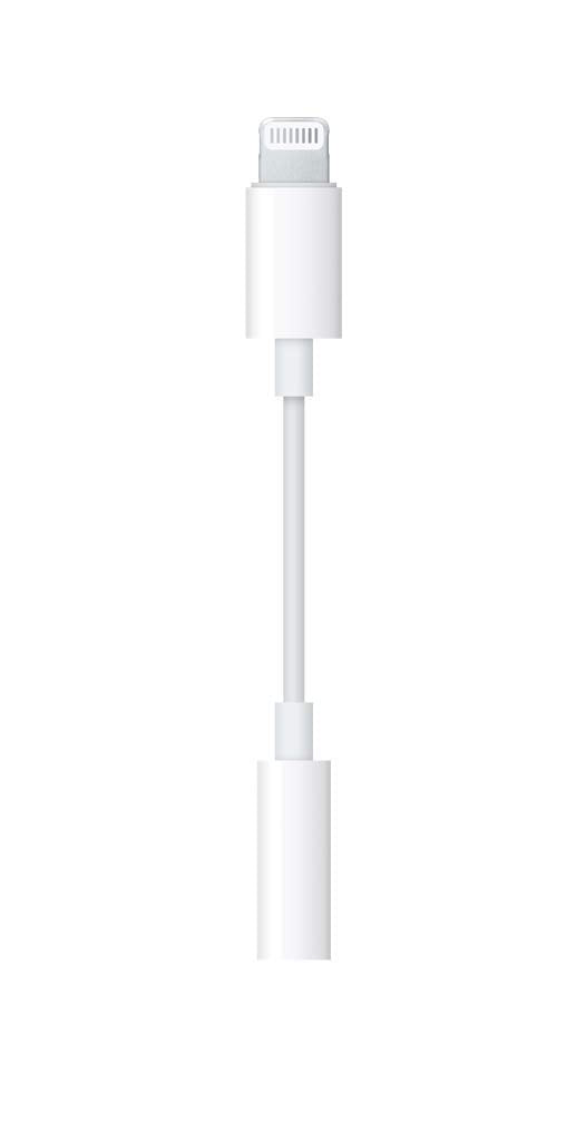 Apple Lightning to 3.5 mm Headphone Jack Adapter.