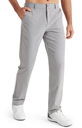 Libin Mens Golf Pants Stretch Work Dress Pants Quick Dry Lightweight Casual Comfy Trousers