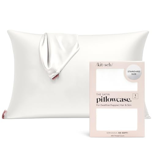 Satin Ivory Pillowcase