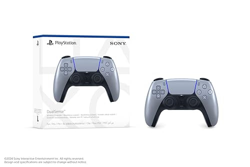 Regal Luxury: PlayStation DualSense Wireless Controller in Sterling Silver Shine