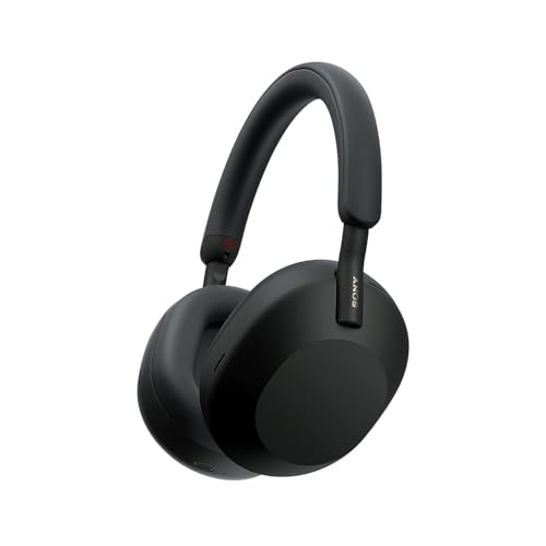 Sony wh-1000xm5 headphones Black crystal clear.