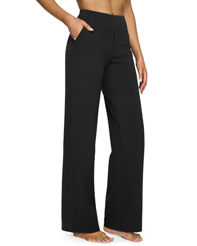 Women's Wide Leg Yoga Pants with Pockets
