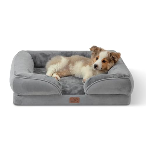 Bedsure Pet Bed for Small to Medium Dogs and Cats - Waterproof & Washable Orthopedic Pet Couch