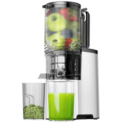 High-Yield 400w Cold Press Juicer with Large Feed Chute Included