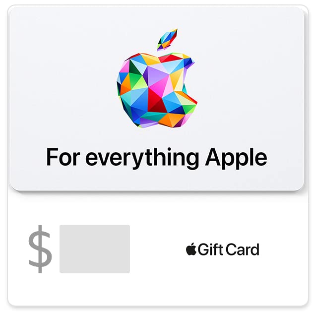 Apple Gift Card - App Store, iTunes, iPhone, iPad, AirPods, MacBook, accessories and more (eGift).