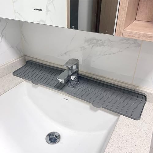 Silicone Faucet Splash Guard and Draining Mat