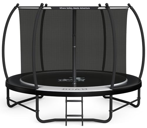 BCAN Recreational Trampoline with Enclosure for Kids Adults