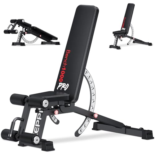 Heavy Duty Bench Press Set for Home Gym Strength Training Equipment ...