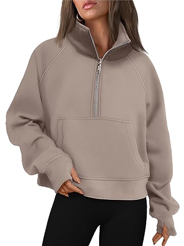 Sweaty yet stylish: Automet Women's Cropped Hoodies for Fall Fashion