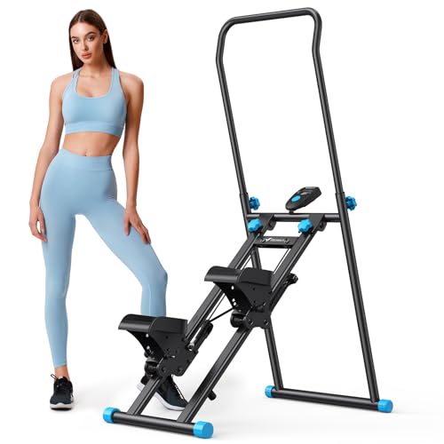 Compact Home Gym Exercise Machine for Full-Body Vertical Stair Climbing Workout.