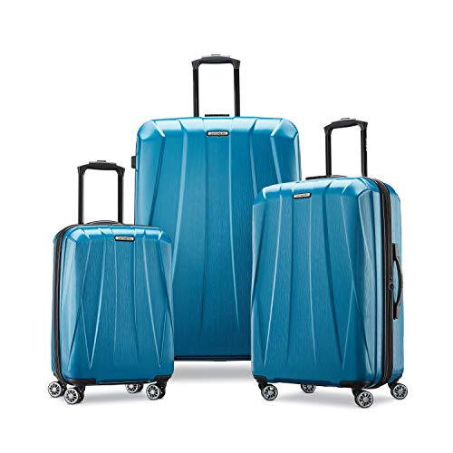 Samsonite Centric 2 Hardside Expandable Luggage with Spinner Wheels, Caribbean Blue, 3-Piece Set ...
