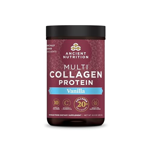 Revitalize Skin with Ancient Nutrition Collagen Powder - 24 Collagen servings