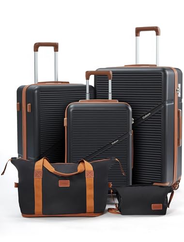 Unleash Your Adventure: Global-Ready 5-Piece Luggage Set for Fearless Travelers