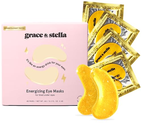 Revitalize your eyes with glamorous Gold Under Eye Mask, 48 Pair