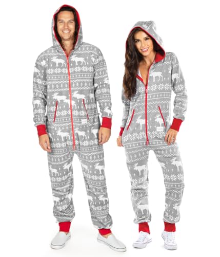 Fun and Funky Adult Holiday Jumpsuits with Pockets and Camaraderie.