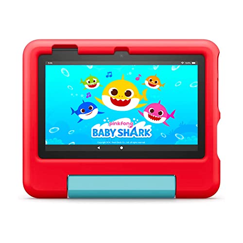 The Amazon Fire 7 Kids tablet with parental controls