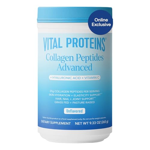 Vital Proteins Collagen Peptides Powder: Unflavored High-Quality Natural Collagen Supplement