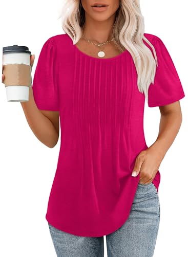 Feminine and Flattering Women's T-Shirts and Blouses for Casual Occasions.