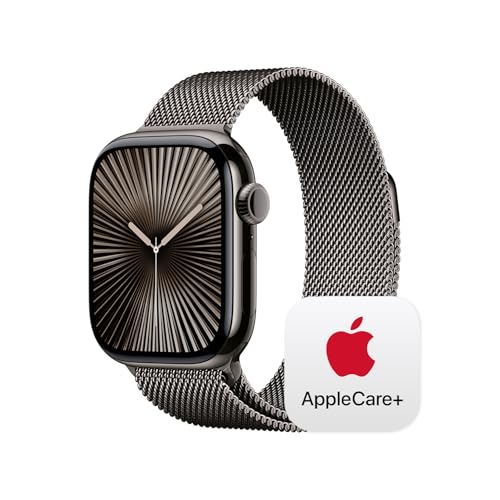 Apple Watch Series 10 with Slate Titanium Case and Milanese Loop