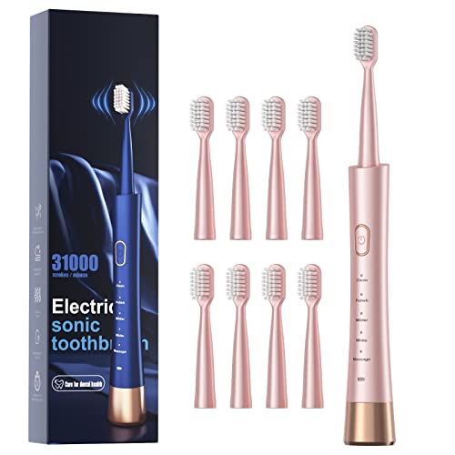 Advanced Sonic Electric Toothbrush for Adults with Multiple Features