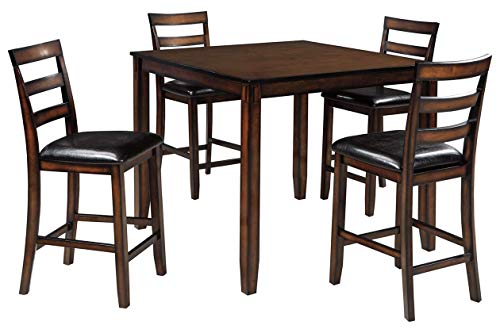 Brown Counter Height Dining Sets with Barstools