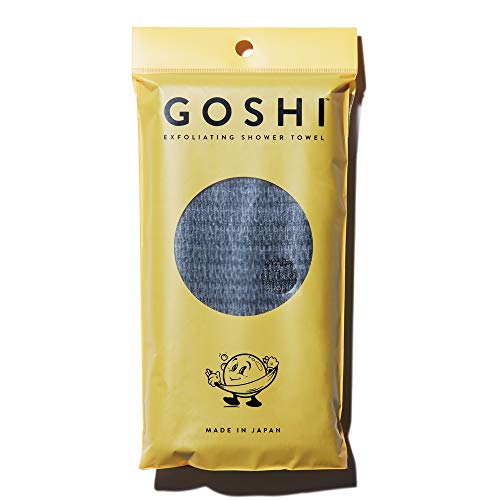 GOSHI Exfoliating Shower Towel - Rip-Resistant Exfoliating Washcloth for All Skin Types - Made in ...